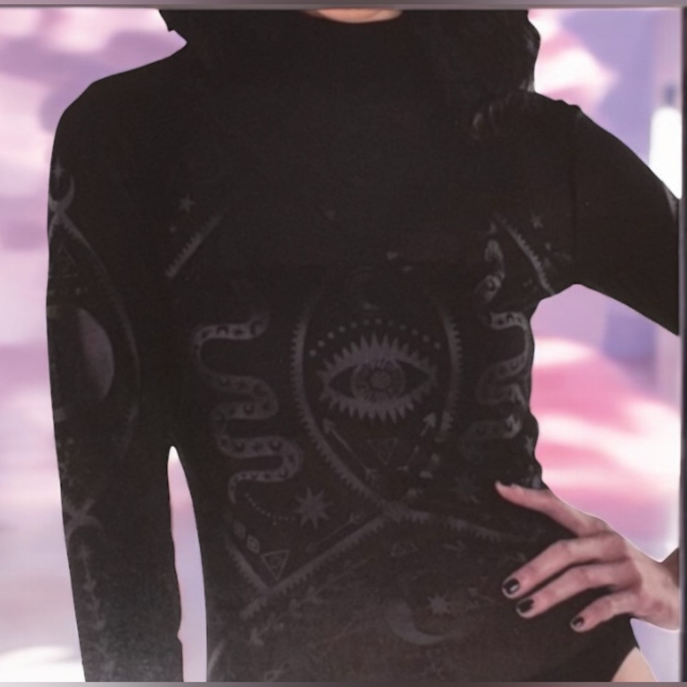 Sheer Dark Fortune
Bodysuit. NIP L/XL